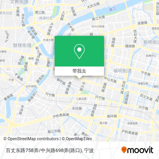 百丈东路758弄/中兴路698弄(路口)地图