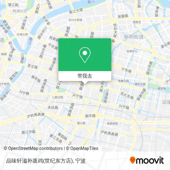 品味轩滋补蒸鸡(世纪东方店)地图