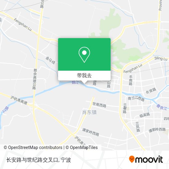 长安路与世纪路交叉口地图