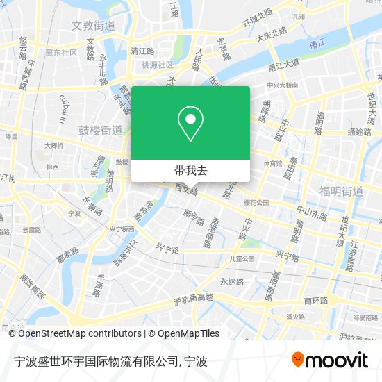 宁波盛世环宇国际物流有限公司地图