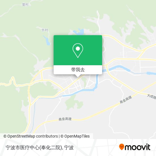 宁波市医疗中心(奉化二院)地图