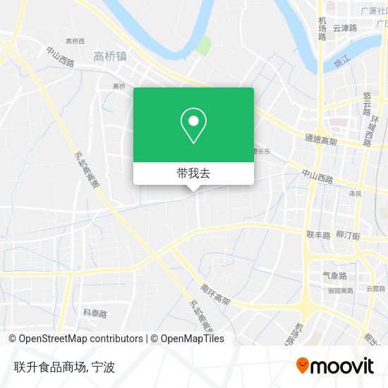 联升食品商场地图