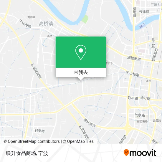 联升食品商场地图