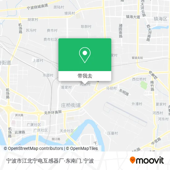 宁波市江北宁电互感器厂-东南门地图