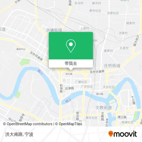 洪大南路地图
