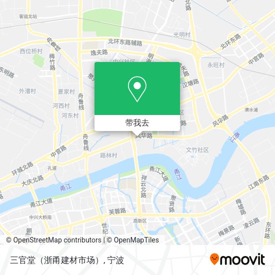 三官堂（浙甬建材市场）地图