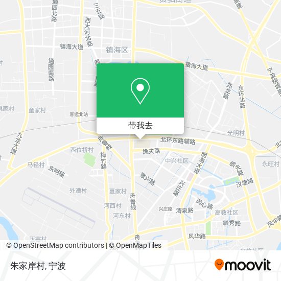 朱家岸村地图