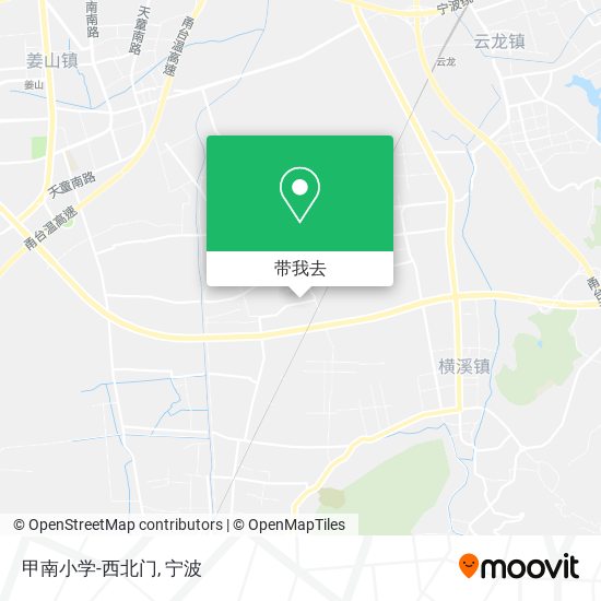 甲南小学-西北门地图