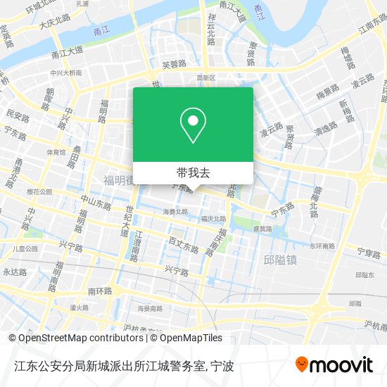 江东公安分局新城派出所江城警务室地图