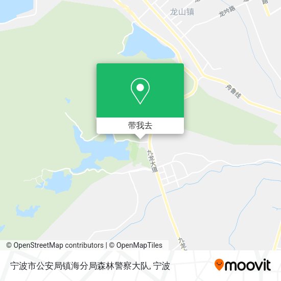 宁波市公安局镇海分局森林警察大队地图
