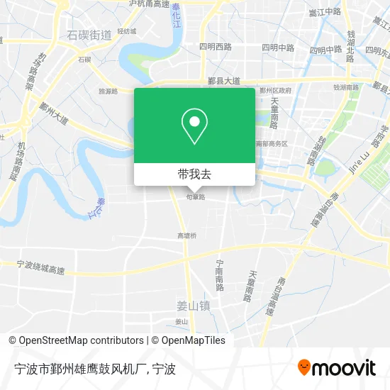 宁波市鄞州雄鹰鼓风机厂地图
