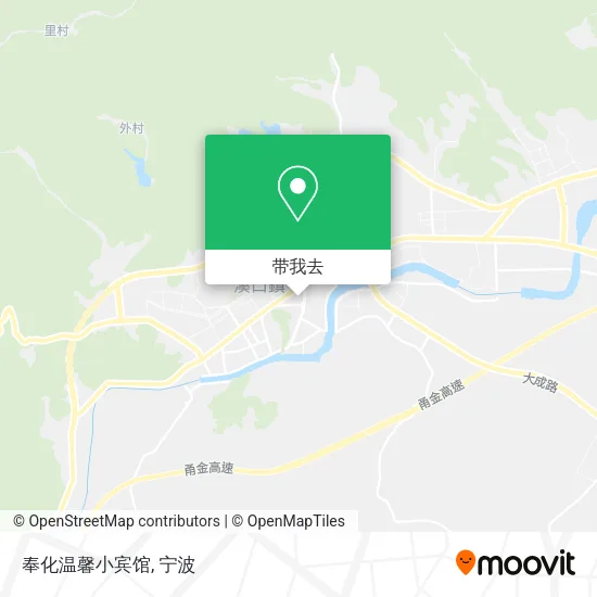 奉化温馨小宾馆地图