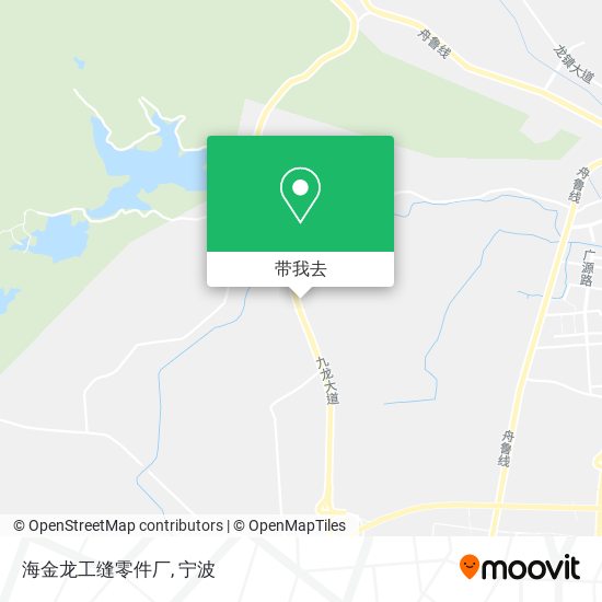 海金龙工缝零件厂地图