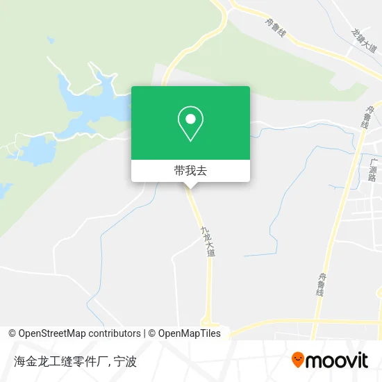 海金龙工缝零件厂地图