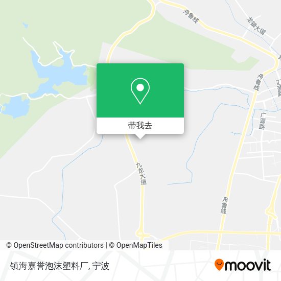 镇海嘉誉泡沫塑料厂地图
