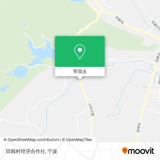 田顾村经济合作社地图