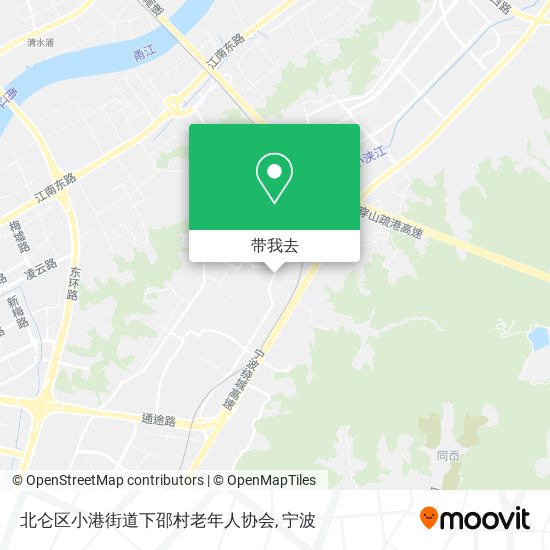 北仑区小港街道下邵村老年人协会地图