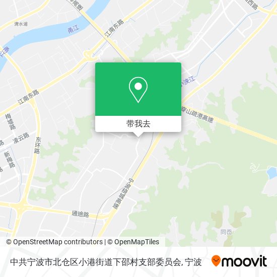 中共宁波市北仓区小港街道下邵村支部委员会地图