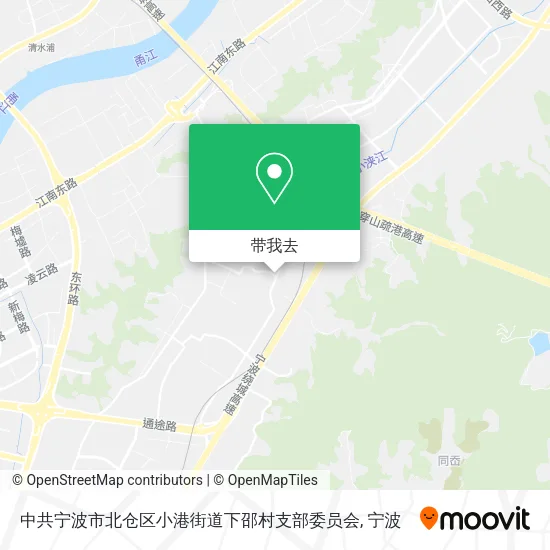中共宁波市北仓区小港街道下邵村支部委员会地图