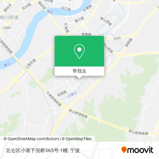 北仑区小港下倪桥365号-1幢地图