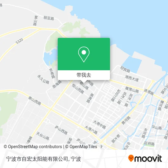 宁波市自宏太阳能有限公司地图