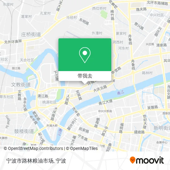 宁波市路林粮油市场地图