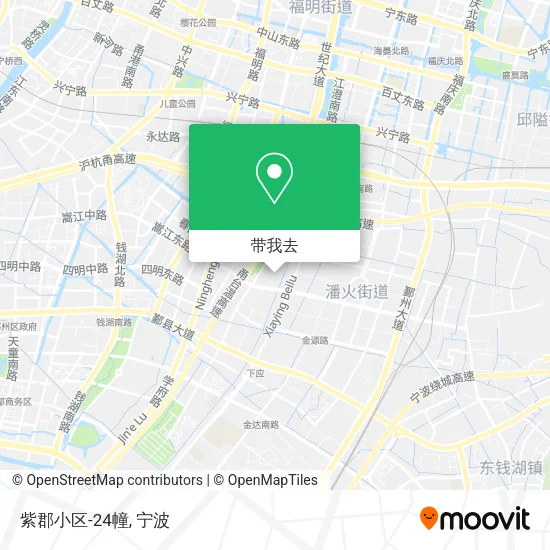 紫郡小区-24幢地图
