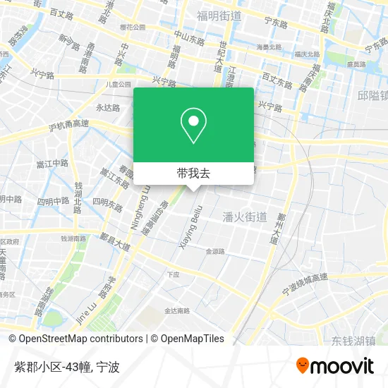 紫郡小区-43幢地图