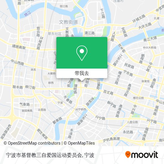宁波市基督教三自爱国运动委员会地图