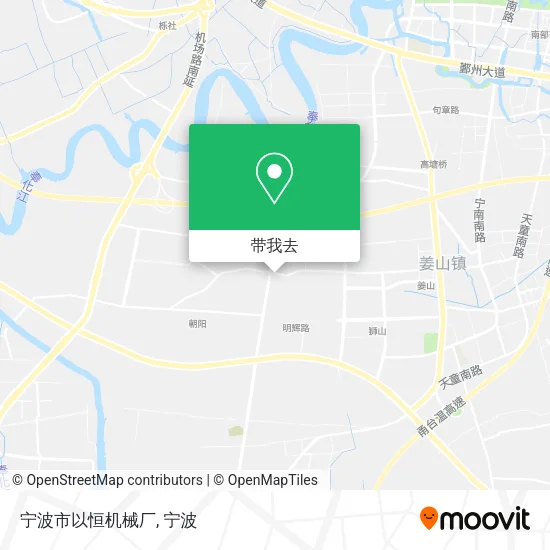 宁波市以恒机械厂地图
