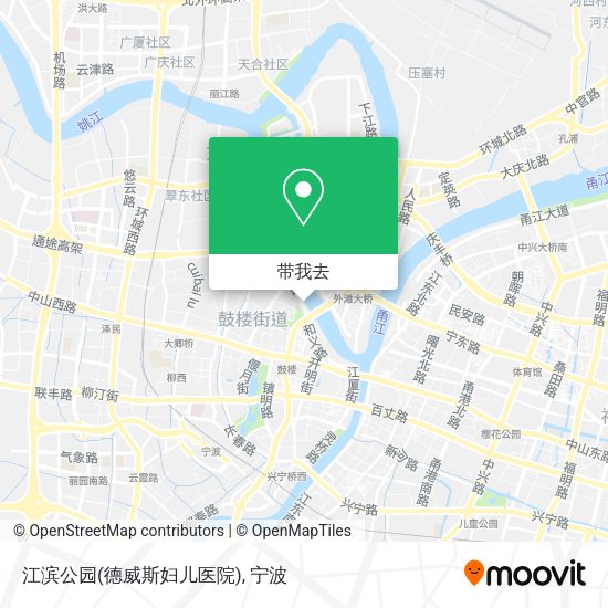 江滨公园(德威斯妇儿医院)地图