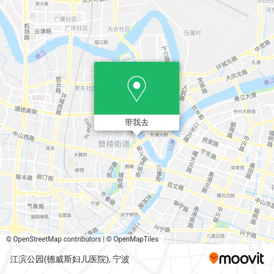 江滨公园(德威斯妇儿医院)地图