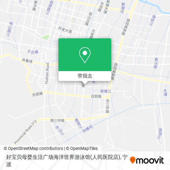 好宝贝母婴生活广场海洋世界游泳馆(人民医院店)地图