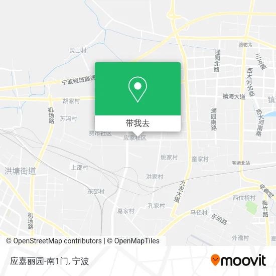 应嘉丽园-南1门地图