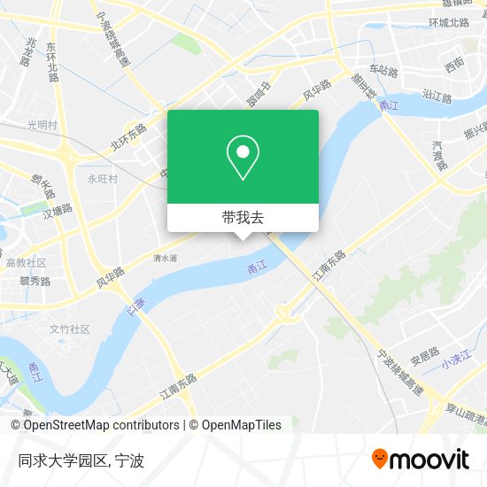 同求大学园区地图