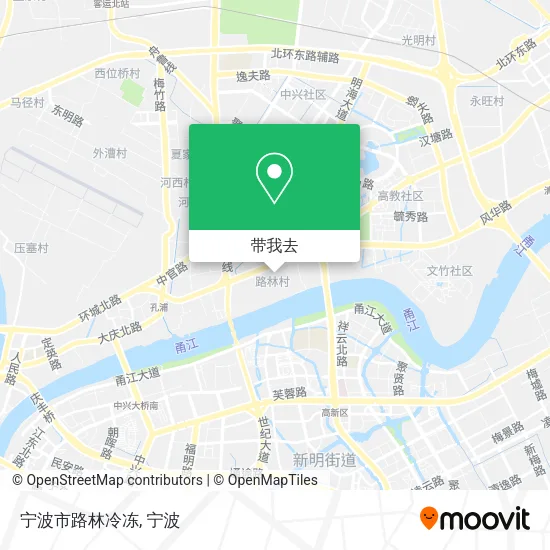 宁波市路林冷冻地图