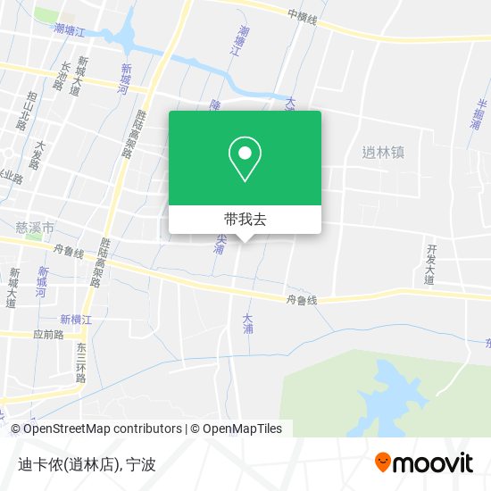 迪卡侬(逍林店)地图