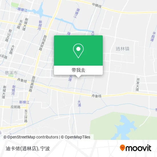 迪卡侬(逍林店)地图
