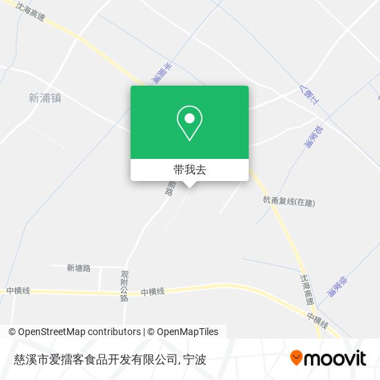 慈溪市爱擂客食品开发有限公司地图