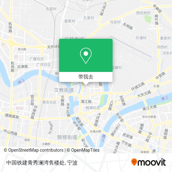 中国铁建青秀澜湾售楼处地图