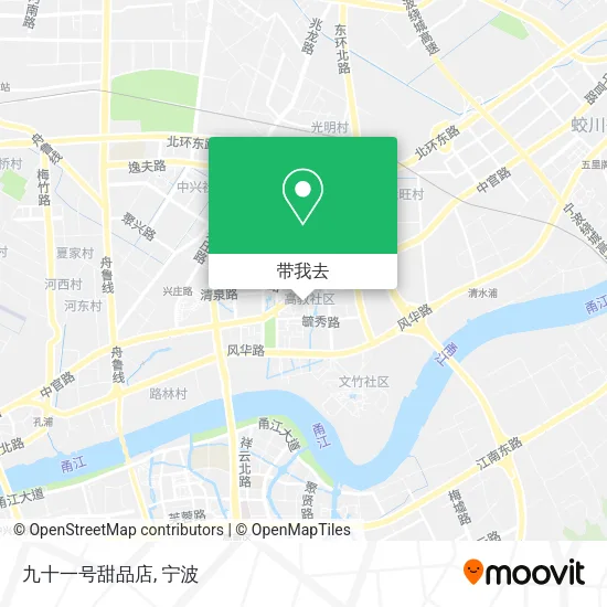 九十一号甜品店地图