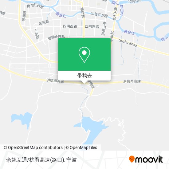 余姚互通/杭甬高速(路口)地图