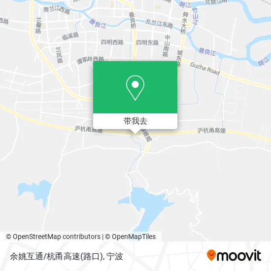余姚互通/杭甬高速(路口)地图
