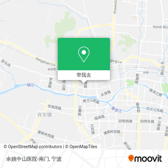 余姚中山医院-南门地图