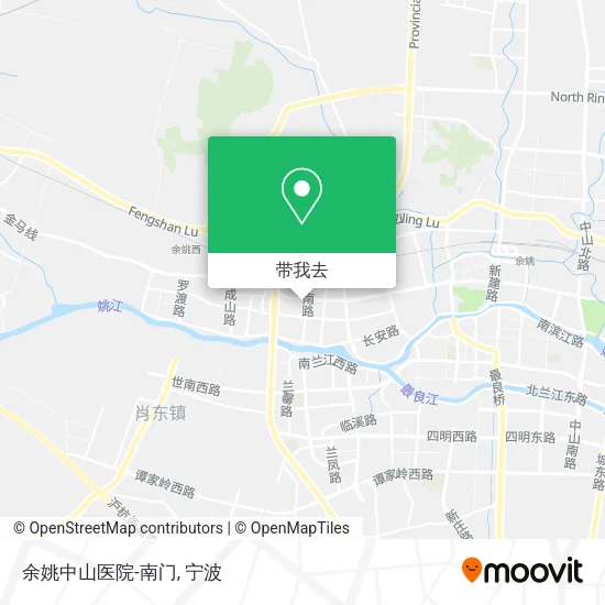 余姚中山医院-南门地图