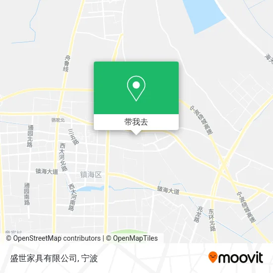 盛世家具有限公司地图