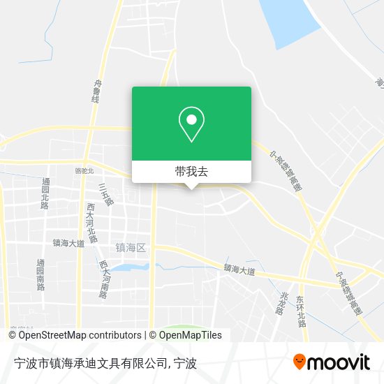 宁波市镇海承迪文具有限公司地图