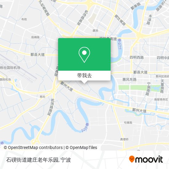 石碶街道建庄老年乐园地图