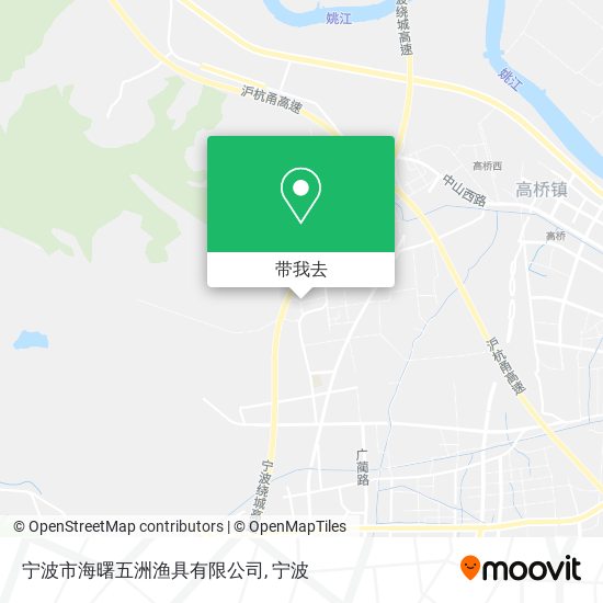 宁波市海曙五洲渔具有限公司地图