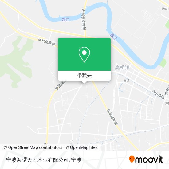 宁波海曙天胜木业有限公司地图